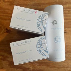 Dermalectives Purifying Cleansing Gel, Day Cream AND Night Cream. $415 Bundle!